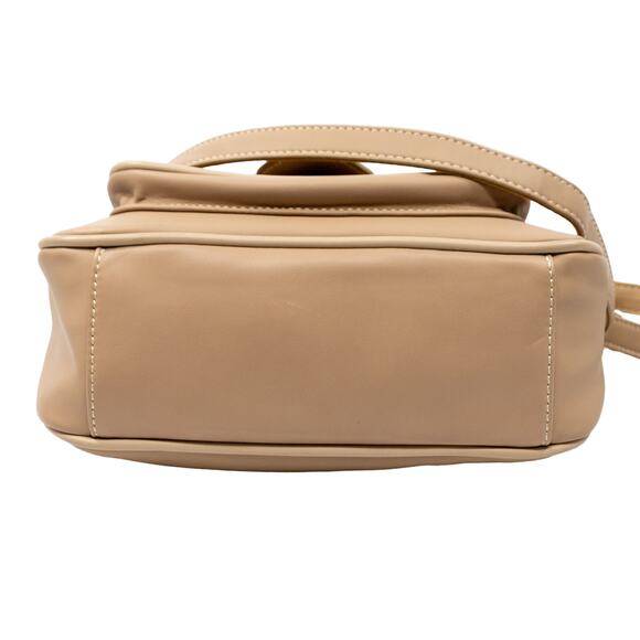 Women's Tan Top Handle Bag DAVID JONES PARIS Handbag Crossbody Purse - Picture 6 of 11